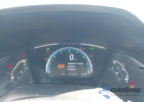 2019 Honda Civic Lx из США, поврежденный, VIN 19XFC2F63KE018205